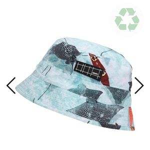 Molo Kids Niks Hawaiian Bucket Hat - Blue